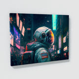 Astronaut Tokyo Cyberpunk 33 Wall Art