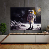 Astronaut Walking On The Moon 58 Wall Art