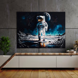 Astronaut Walking On The Moon 60 Wall Art