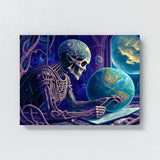 Dmt Trippy Alien Creating Humans 37 Wall Art