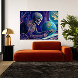 Dmt Trippy Alien Creating Humans 37 Wall Art