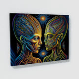 Dmt Trippy Aliens 105 Wall Art