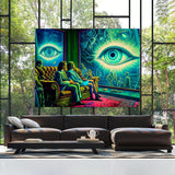 Dmt Trippy Couch Trip 49 Wall Art