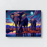 Dmt Trippy Elephants 24 Wall Art