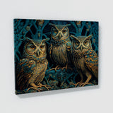 Dmt Trippy Mechanical Owls 57 Wall Art