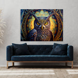 Dmt Trippy Owl 40 Wall Art