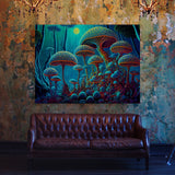 Dmt Trippy Psychedelic Mushroms 69 Wall Art