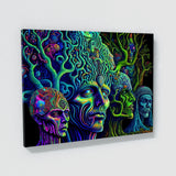 Dmt Trippy Psychedelic Mushroms 70 Wall Art