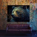 Dmt Trippy Spirit Bear 102 Wall Art