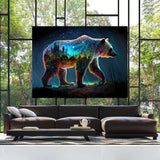 Dmt Trippy Spirit Bear 103 Wall Art