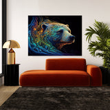 Dmt Trippy Spirit Bear 79 Wall Art