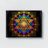 Dmt Trippy Sri Yantra 61 Wall Art