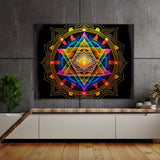 Dmt Trippy Sri Yantra 61 Wall Art