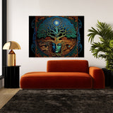 Dmt Trippy Tree Of Life 64 Wall Art