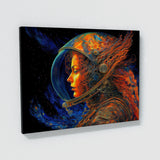 Trippy Psychedelic Astronaut 56 Wall Art