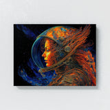 Trippy Psychedelic Astronaut 56 Wall Art