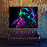 Trippy Psychedelic Astronaut 58 Wall Art