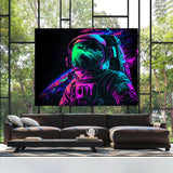 Trippy Psychedelic Astronaut 58 Wall Art