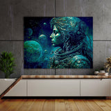 Trippy Psychedelic Astronaut 61 Wall Art