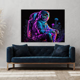 Trippy Psychedelic Astronaut 62 Wall Art