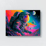 Trippy Psychedelic Astronaut 67 Wall Art