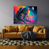 Trippy Psychedelic Astronaut 67 Wall Art