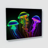 Trippy Psychedelic Jellyfish 37 Wall Art