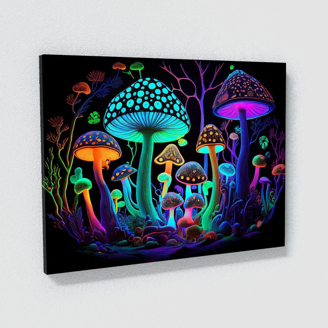 Trippy Psychedelic Mushroom 25 Canvas Wall Art Print Decor Artwork