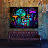 Trippy Psychedelic Mushroom 25 Wall Art