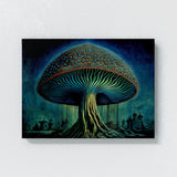 Trippy Psychedelic Mushroom 26 Wall Art