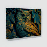 Trippy Psychedelic Owl Trip 77 Wall Art