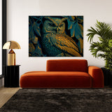 Trippy Psychedelic Owl Trip 77 Wall Art