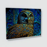 Trippy Psychedelic Owl Trip 78 Wall Art