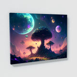 Trippy Psychedelic Planets 102 Wall Art