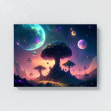 Trippy Psychedelic Planets 102 Wall Art