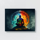 Trippy Psychedelic Seven Chakra 6 Wall Art