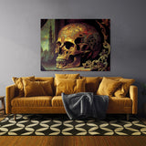 Trippy Psychedelic Skull 10 Wall Art