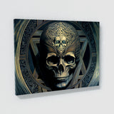 Trippy Psychedelic Skull 11 Wall Art