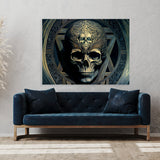 Trippy Psychedelic Skull 11 Wall Art