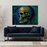 Trippy Psychedelic Skull 12 Wall Art