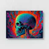 Trippy Psychedelic Skull 14 Wall Art