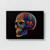 Trippy Psychedelic Skull 15 Wall Art