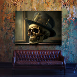 Trippy Psychedelic Skull 18 Wall Art