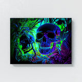Trippy Psychedelic Skull 22 Wall Art
