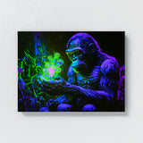 Trippy Psychedelic Stoned Ape 118 Wall Art