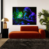 Trippy Psychedelic Stoned Ape 118 Wall Art