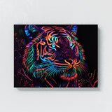 Trippy Psychedelic Tiger 109 Wall Art