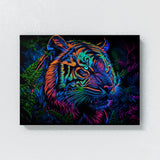 Trippy Psychedelic Tiger 90 Wall Art