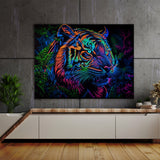 Trippy Psychedelic Tiger 90 Wall Art