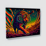 Trippy Psychedelic Tiger 95 Wall Art